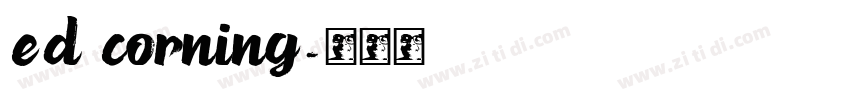 ED Corning字体转换